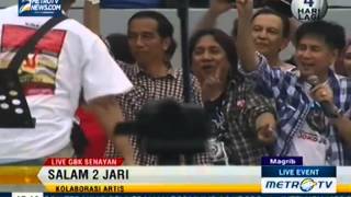 Konser Salam 2 Jari Slank dan Jokowi  Salam 2 Jari [upl. by Tibbs]