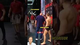 Ислам Махачев и Конор Макгрегор на взвешивание UFC 229  conormcgregorislammakhachev [upl. by Nedyrb]