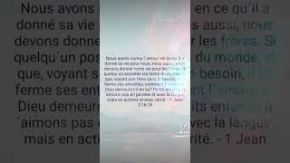 Verset Biblique 🙏✨✝️🤍🕯️☁️☄️🕊️☄️🔥 Amour Dieu🤍⭐✝️ [upl. by Schultz]