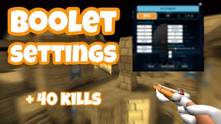 BOOLET SETTINGS 2024  40 Kill Streak  Shell Shockers [upl. by Nilyram]