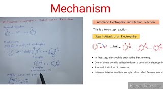 Electrophilic Substitution Reaction of Benzene Lecture 1 General Mechanism [upl. by Ham802]