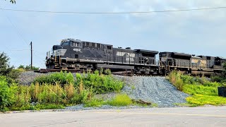 Westbound NS mixed manifest coming off NS Dayton District heading to Gest Street Yard [upl. by Brit]