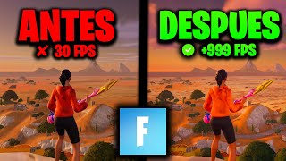 La MEJOR OPTIMIZACION Para FORTNITE C5S2 ✅ AUMENTA Tus FPS [upl. by Ekrub13]