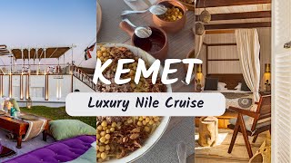 Kemet Dahabiya Luxury Nile Cruise from Luxor to Aswan [upl. by Mueller992]