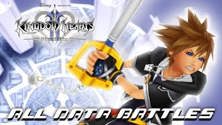 Kingdom Hearts II Final Mix  ALL DATA BOSS BATTLES [upl. by Yerok842]