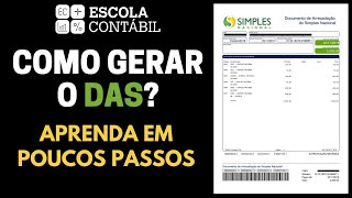 Como gerar o DAS do Simples Nacional Passo a passo [upl. by Anatnahs143]