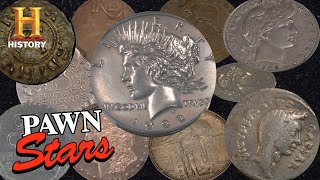 Pawn Stars TOP COINS OF ALL TIME 20 Rare amp Expensive Coins  History [upl. by Hedy]