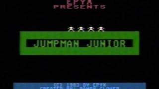 Jumpman Junior Atari 800  Zero Deaths Loop [upl. by Tu]