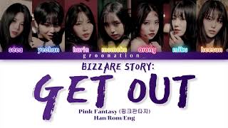 Pink Fantasy 핑크판타지  “Bizarre Story Get Out” OT7 Ver LYRICS Color Coded  HanRomEng [upl. by Nanerb]