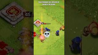 Royal Champion fastest Hero  Clash of clans  shorts clashofclans coc [upl. by Hutchison]