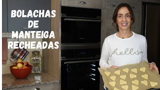 RECEITA DE BOLACHAS DE MANTEIGA RECHEADAS [upl. by Ylebmik]