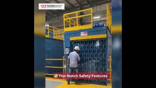 Industrial Goods Lift VRC  Technovision Engineers Pvt Ltd [upl. by Primavera]