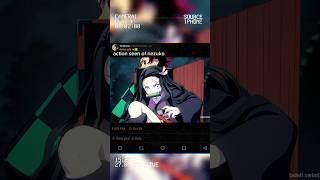 Nezukos action seen demonslayer tanjiro nezuko shorts fyp anime oruchimaru animeedit [upl. by Novehs]