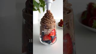 Healthy Dessert Recipe 3ingredient Chocolate Nice Cream🤩 healthydesserts healthyrecipes [upl. by Curhan]