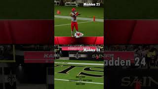 Madden NFL 25 vs 24 Comparison  PlayStation 5 madden25 ps5 [upl. by Eikcuhc]