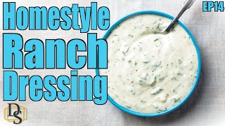 Thick Homemade Ranch Dressing Recipe  Perfect and Quick Dressing [upl. by Qooraf]