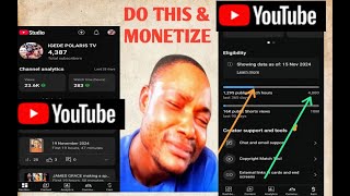 DO THIS AND GET MONETIZED [upl. by Ycaj]