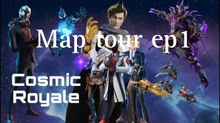 Cosmic royale chapter 1 season 1 map tour episode 1 Cosmic royale Cosmic royale map tour [upl. by Esil]