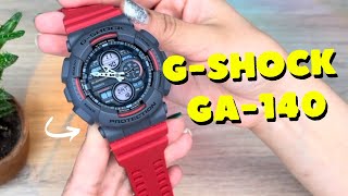 GShock Ga140 Sincronizar la hora [upl. by Bilac42]