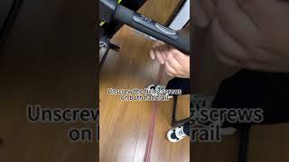 How to fold and move Treadmill for model JK1608LT [upl. by Irrehc683]