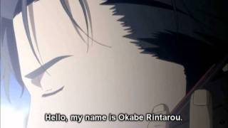 Steins Gate  Funny Phone Call Episode 9 [upl. by Enialehs]