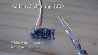 Adding LEDs to TP4056 Module [upl. by Akienat]