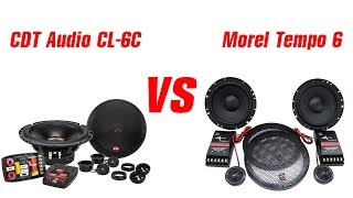 CDT CL6C vs Morel Tempo 6 Слушать только в наушниках [upl. by Iny997]