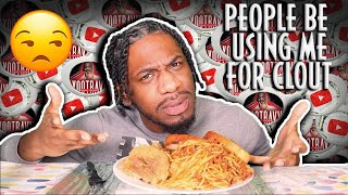 CATFISH amp SPAGHETTI MUKBANG [upl. by Brandise]