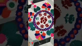 Happy dhanteras to all art rangoli special youtubeshort beautiful viralvideos 🎊🤟🤟🤟♥️♥️❣️❣️❣️❣️ [upl. by Erwin]