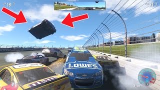 THESE WRECKS ARE INSANE  NASCAR Heat Evolution 2017 Update [upl. by Swithin]