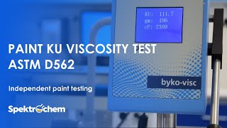 PAINT KU VISCOSITY ASTM D562 [upl. by Mauchi]