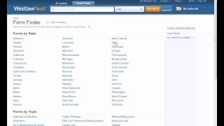 Finding Ohio Forms on Lexis Advance and WestlawNext [upl. by Cirdla]