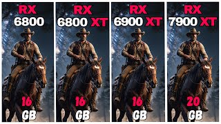 RX 6800 Vs RX 6800 XT Vs RX 6900 Vs RX 7900 XT Comparing average fps In 16 Popular Games [upl. by Anerac890]