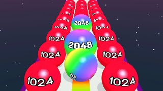 2048 Speed Ball Run 💸🎱🔥MAX LEVELS All Levels Gameplay Walkthrough Android iOS NEW UPDATE [upl. by Odanref]