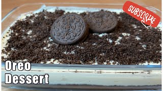 Oreo Dessert Recipe  No Bake Oreo Dessert [upl. by Ahc]