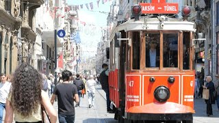 Istanbuls iconic streetcar set for a modern makeover  AFP [upl. by Leelahk]