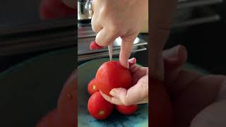 Comment peler des tomates en moins de 5 minutes  🍅 Astuce [upl. by Berger]