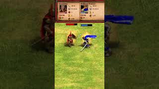 Leonidas vs William Wallace AoE2 Shorts [upl. by Jung739]