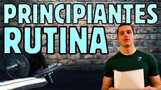 ➤ La Mejor Rutina para Principiantes GIMNASIO 💪 TORSO  PIERNA 4 DÍAS  Descarga GRATIS [upl. by Singband]