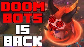 DOOM BOTS IS BACK 2017  League of Legends  PBE Level 100 Doom Bots [upl. by Alin]