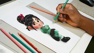 Drawing Vanellope Von Schweetz [upl. by Compte19]