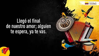 El Final Del Amor Los Diablitos Video Letra  Sentir Vallenato [upl. by Livvi25]