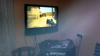 Gameplay css counter stricke source on TV [upl. by Pantin]