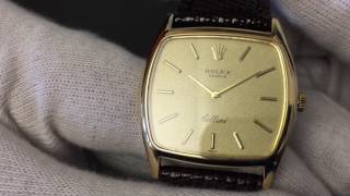 Rolex Cellini  Manual Winding  Gold Watch  Ref 3805  Handaufzug  Gold Uhr [upl. by Verlee]