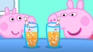 Peppa Pig Enjoying a Cold Drink 🐷  Peppa Pig  Full Episodes  Cartoons for Kids [upl. by Rydder]