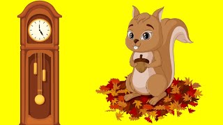 Hickory Dickory Dock Squirrel  New Song137  Nursery Rhymes amp Kids Songs  Kids Comfort [upl. by Piwowar]