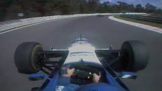 Jacques Villeneuve over take Michael Schumacher on track  Portuguese GP  1996 [upl. by Etteiram]