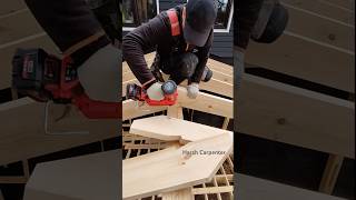 How to Quickly Install Rafters on a Frame Extension Using a Nail Gun milwaukee [upl. by Nimrac]