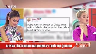 Aleyna Tilki ve Emrah Karaduman ayrıldı Aleyna Tilki gözyaşlarına boğuldu [upl. by Dawna]