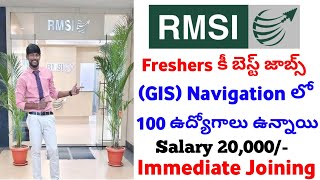 RMSI Pvt Ltd Hiring Freshers  Salary 20000Per Month  Jobs In Hyderabad 2024  Jobs In Hyderabad [upl. by Burra]